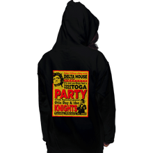 Load image into Gallery viewer, Secret_Shirts Pullover Hoodies, Unisex / Small / Black Delta House Flyer
