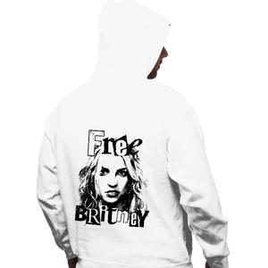 Secret_Shirts Pullover Hoodies, Unisex / Small / White Free Britney White