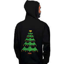 Load image into Gallery viewer, Daily_Deal_Shirts Pullover Hoodies, Unisex / Small / Black Holy Christmas Tree, Batman!
