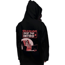 Load image into Gallery viewer, Secret_Shirts Pullover Hoodies, Unisex / Small / Black Streaming Astronaut
