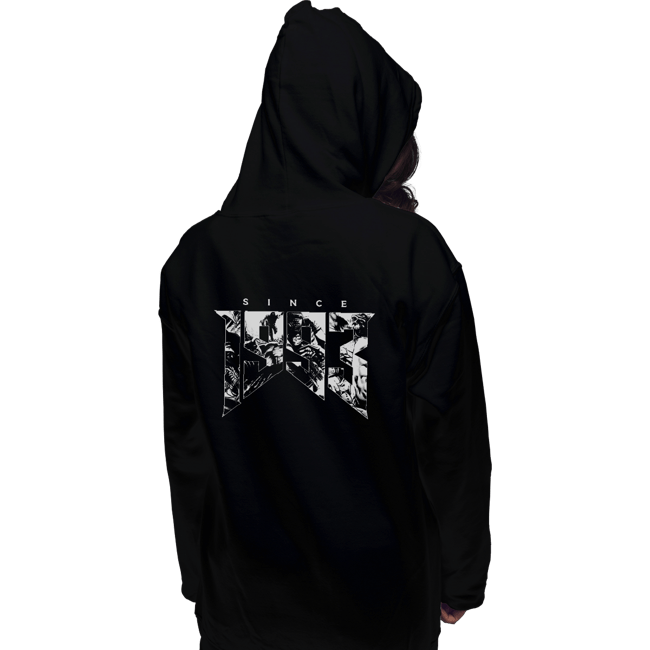 Secret_Shirts Pullover Hoodies, Unisex / Small / Black 1993 Doom