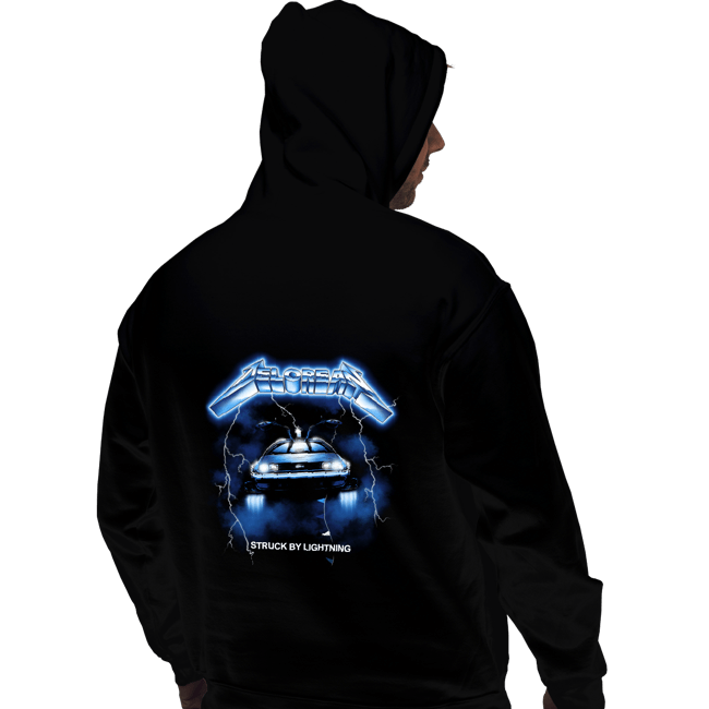 Daily_Deal_Shirts Pullover Hoodies, Unisex / Small / Black Struck By Lightning