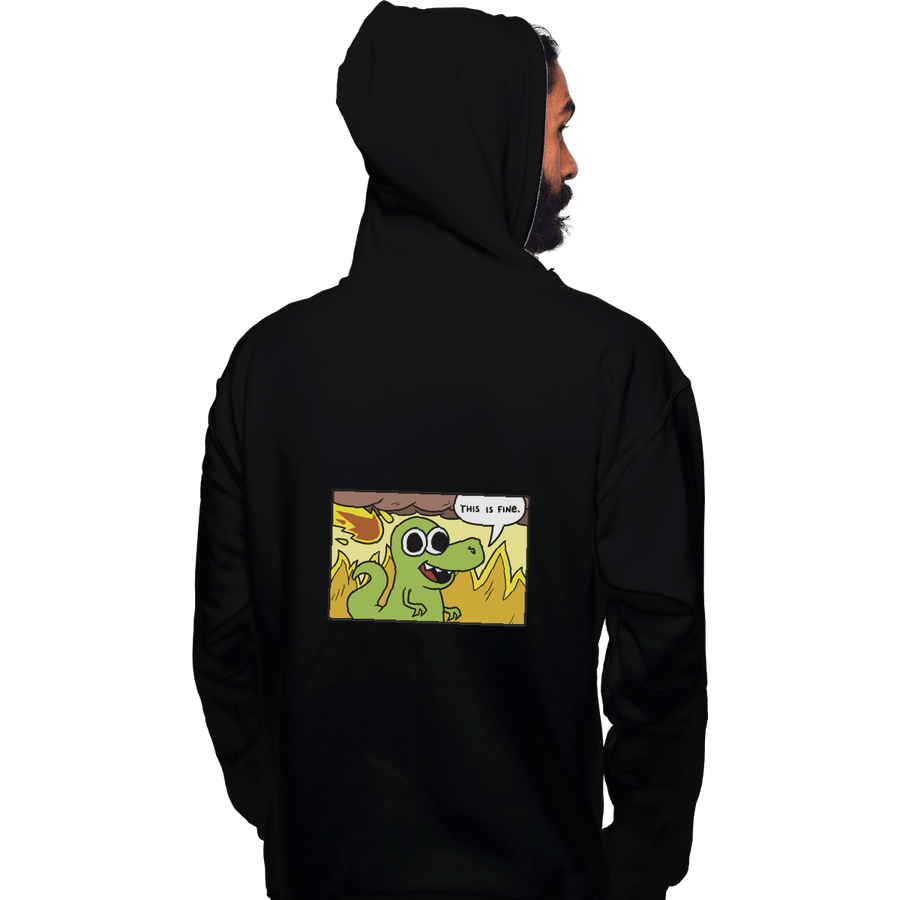 Shirts Zippered Hoodies, Unisex / Small / Black Dinoptimist