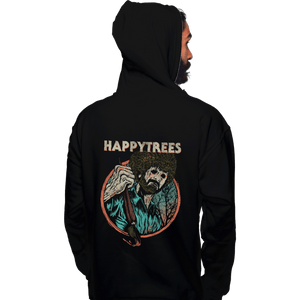 Daily_Deal_Shirts Pullover Hoodies, Unisex / Small / Black Happytrees