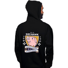 Load image into Gallery viewer, Shirts Pullover Hoodies, Unisex / Small / Black Sir Hawk
