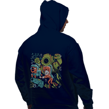 Load image into Gallery viewer, Daily_Deal_Shirts Pullover Hoodies, Unisex / Small / Navy Mystery Dive
