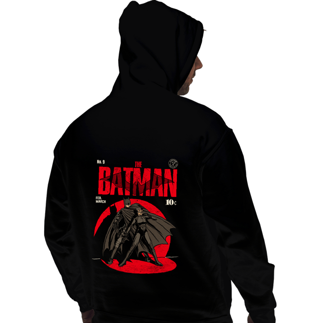 Daily_Deal_Shirts Pullover Hoodies, Unisex / Small / Black Bat Comics