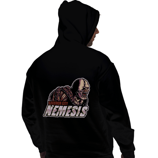 Daily_Deal_Shirts Pullover Hoodies, Unisex / Small / Black Raccoon City Nemesis