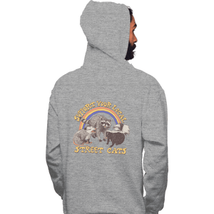 Shirts Pullover Hoodies, Unisex / Small / Sports Grey Street Cats