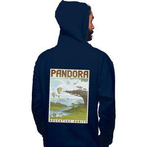 Shirts Pullover Hoodies, Unisex / Small / Navy Visit Pandora