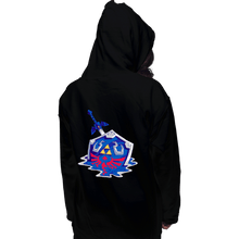 Load image into Gallery viewer, Daily_Deal_Shirts Pullover Hoodies, Unisex / Small / Black Melting Shield and Sword
