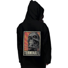 Load image into Gallery viewer, Shirts Pullover Hoodies, Unisex / Small / Black Terminate
