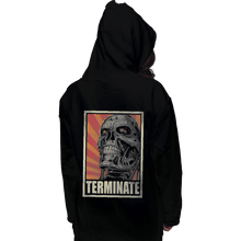 Load image into Gallery viewer, Shirts Pullover Hoodies, Unisex / Small / Black Terminate
