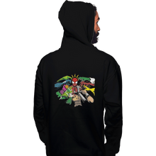 Load image into Gallery viewer, Shirts Pullover Hoodies, Unisex / Small / Black Spider Yaga
