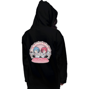 Shirts Pullover Hoodies, Unisex / Small / Black Maid Cafe