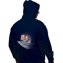 Load image into Gallery viewer, Shirts Pullover Hoodies, Unisex / Small / Navy The Pig King
