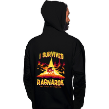 Load image into Gallery viewer, Daily_Deal_Shirts Pullover Hoodies, Unisex / Small / Black I Survived Ragnarok

