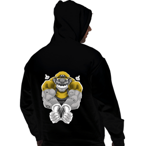 Daily_Deal_Shirts Pullover Hoodies, Unisex / Small / Black Wario Time