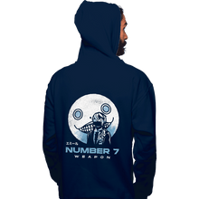 Load image into Gallery viewer, Shirts Pullover Hoodies, Unisex / Small / Navy Emil Weapon Number 7
