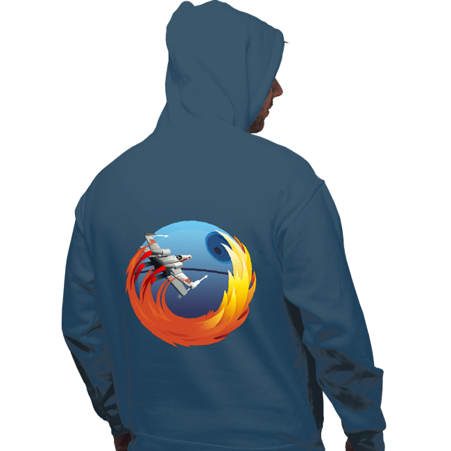 Shirts Pullover Hoodies, Unisex / Small / Indigo Blue Browsing No Moon