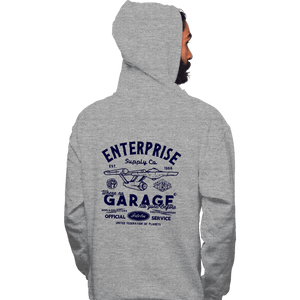 Daily_Deal_Shirts Pullover Hoodies, Unisex / Small / Sports Grey Enterprise Garage