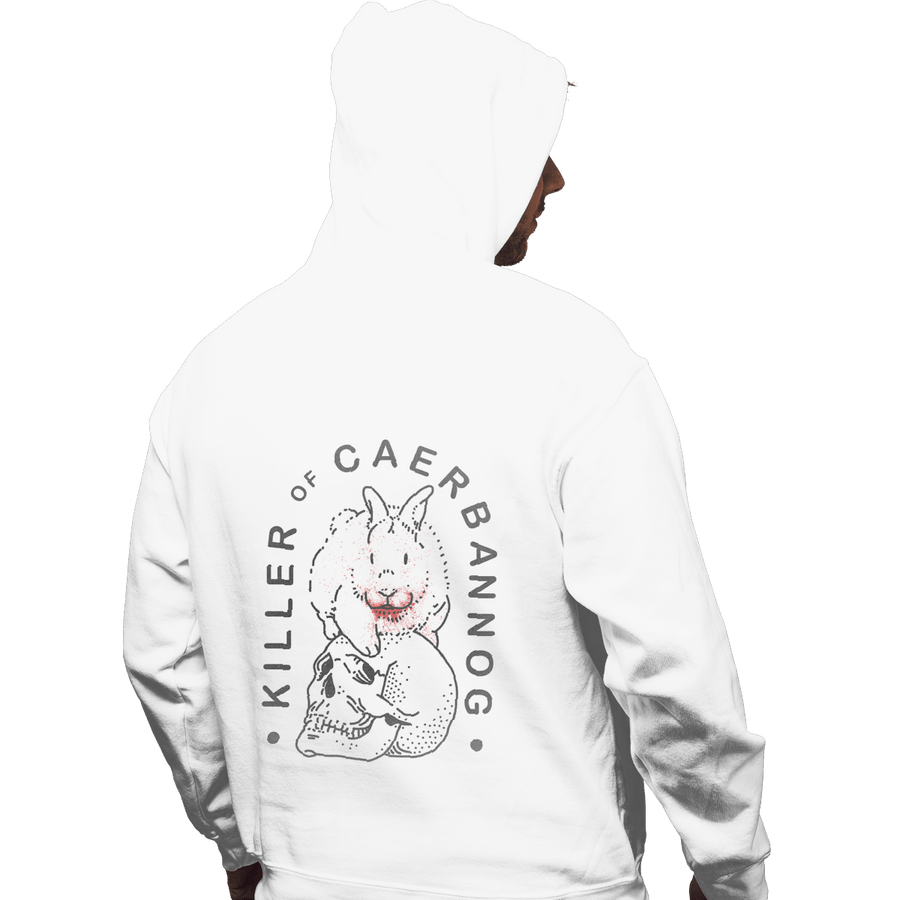 Shirts Pullover Hoodies, Unisex / Small / White Killer Rabbit of Caerbannog