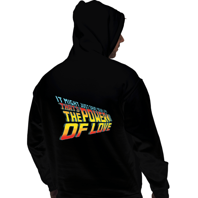 Daily_Deal_Shirts Pullover Hoodies, Unisex / Small / Black Power Of Love