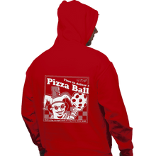Load image into Gallery viewer, Daily_Deal_Shirts Pullover Hoodies, Unisex / Small / Red Pizza Ball
