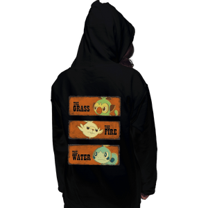 Shirts Pullover Hoodies, Unisex / Small / Black The Grass, The Fire, And The Water