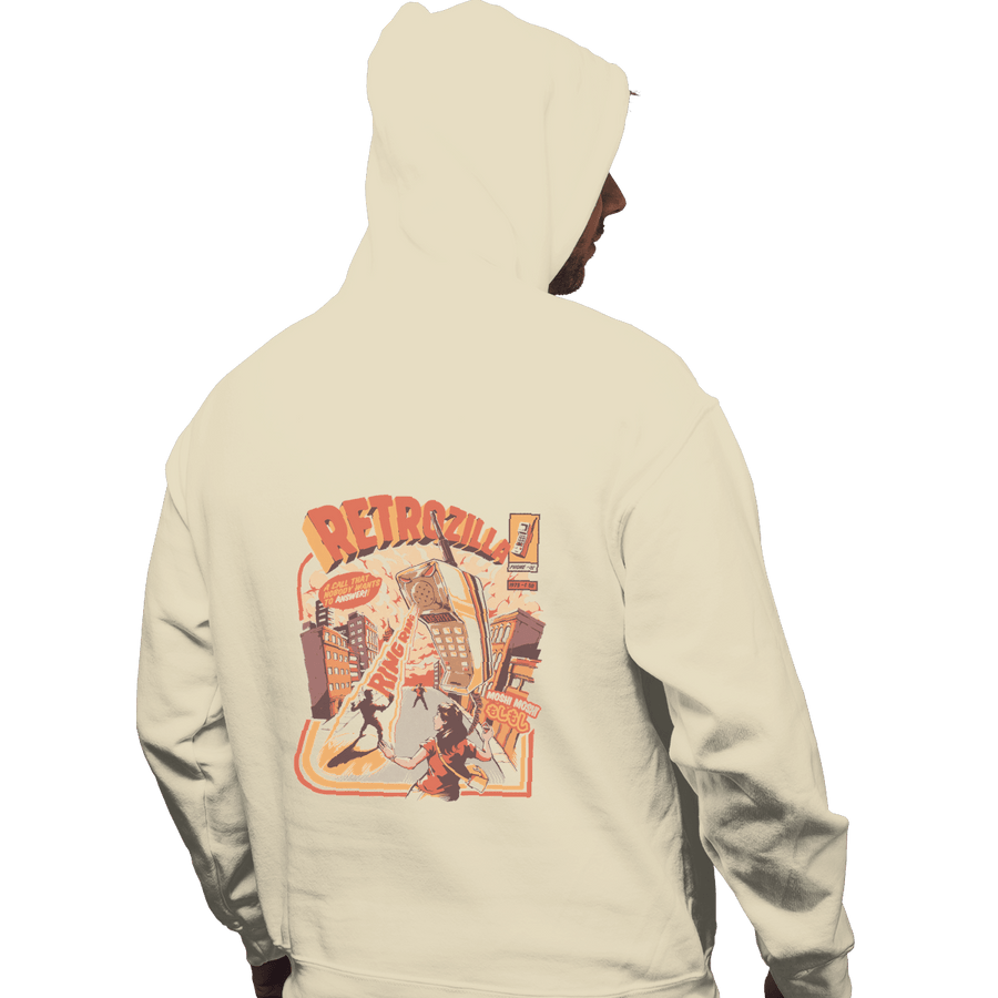 Shirts Zippered Hoodies, Unisex / Small / White Retro Phonezilla