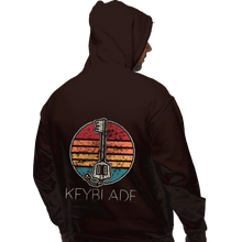 Load image into Gallery viewer, Shirts Pullover Hoodies, Unisex / Small / Dark Chocolate Vintage Keyblade
