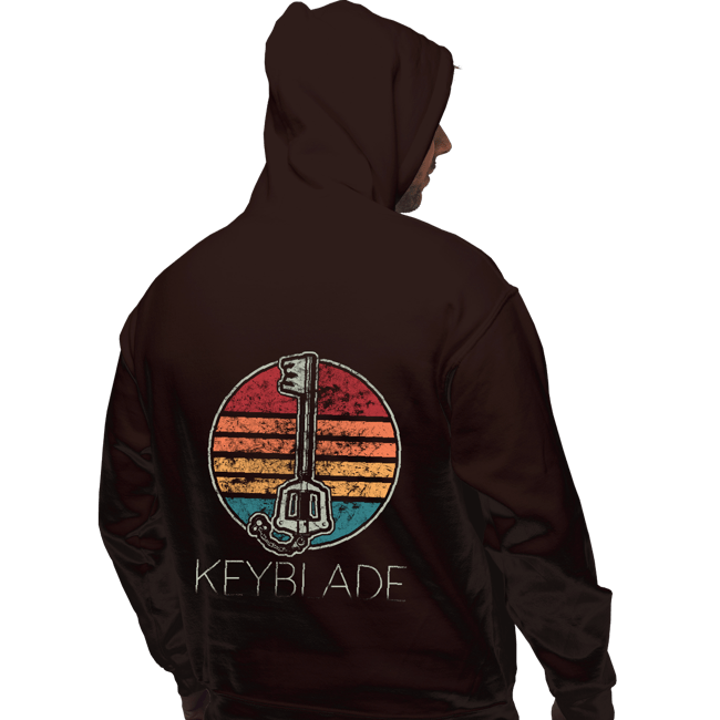 Shirts Pullover Hoodies, Unisex / Small / Dark Chocolate Vintage Keyblade
