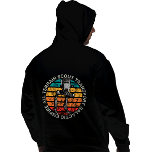 Shirts Pullover Hoodies, Unisex / Small / Black Retro AT-ST Sun