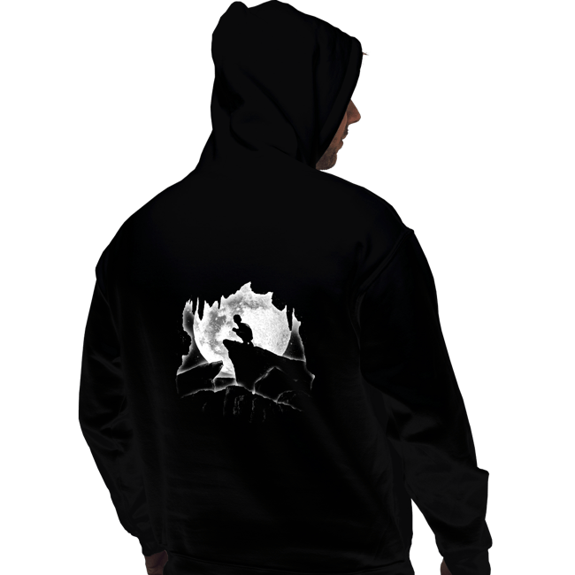 Daily_Deal_Shirts Pullover Hoodies, Unisex / Small / Black Moonlight Cave