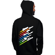 Load image into Gallery viewer, Daily_Deal_Shirts Pullover Hoodies, Unisex / Small / Black Speed Streaks
