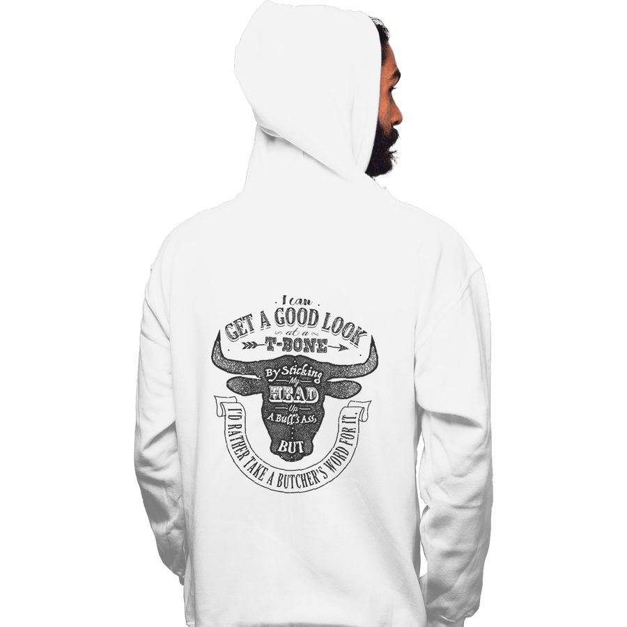 Shirts Pullover Hoodies, Unisex / Small / White T-Bone