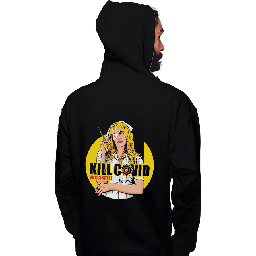 Shirts Pullover Hoodies, Unisex / Small / Black Kill Covid