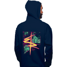 Load image into Gallery viewer, Daily_Deal_Shirts Pullover Hoodies, Unisex / Small / Navy Cyberrunners
