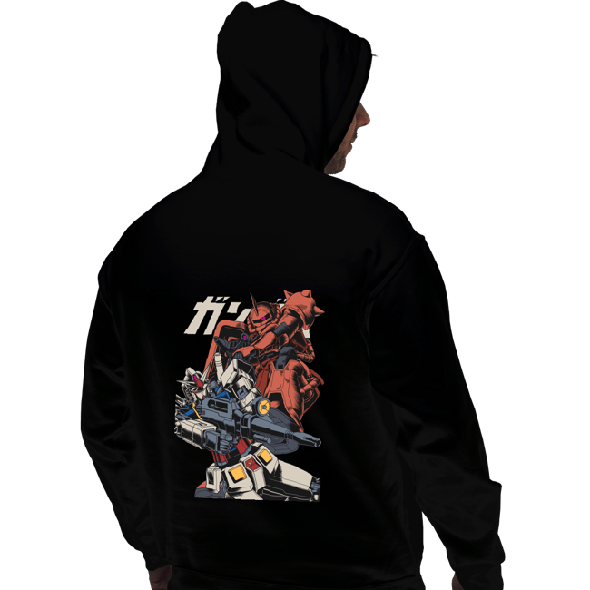Shirts Pullover Hoodies, Unisex / Small / Black Zaku VS RX 78-2