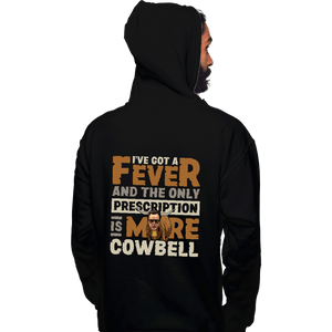 Daily_Deal_Shirts Pullover Hoodies, Unisex / Small / Black More Cowbell