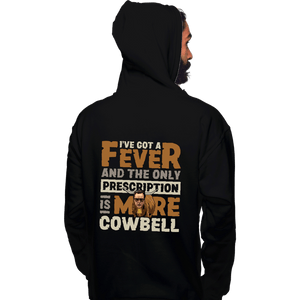 Daily_Deal_Shirts Pullover Hoodies, Unisex / Small / Black More Cowbell