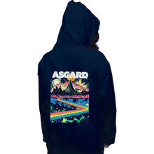 Load image into Gallery viewer, Shirts Pullover Hoodies, Unisex / Small / Navy Visit Asgard
