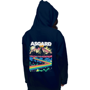 Shirts Pullover Hoodies, Unisex / Small / Navy Visit Asgard