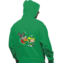 Load image into Gallery viewer, Shirts Zippered Hoodies, Unisex / Small / Irish Green The Triforge Gag
