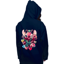Load image into Gallery viewer, Daily_Deal_Shirts Pullover Hoodies, Unisex / Small / Navy Love Valentine
