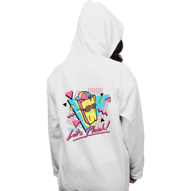 Daily_Deal_Shirts Pullover Hoodies, Unisex / Small / White Let's Plank!
