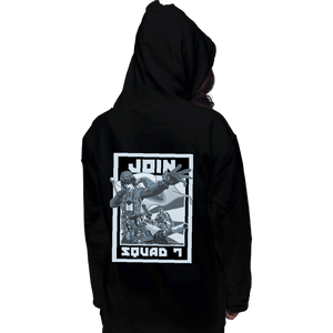 Shirts Pullover Hoodies, Unisex / Small / Black Join Squad 7