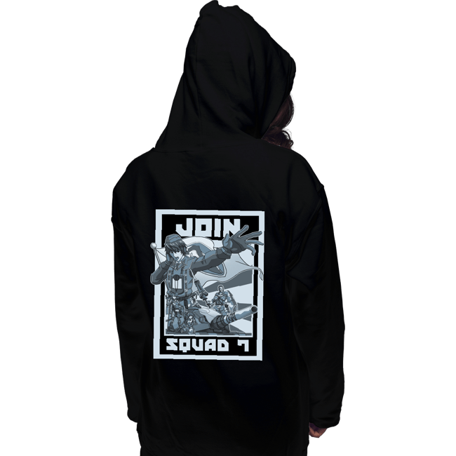 Shirts Pullover Hoodies, Unisex / Small / Black Join Squad 7