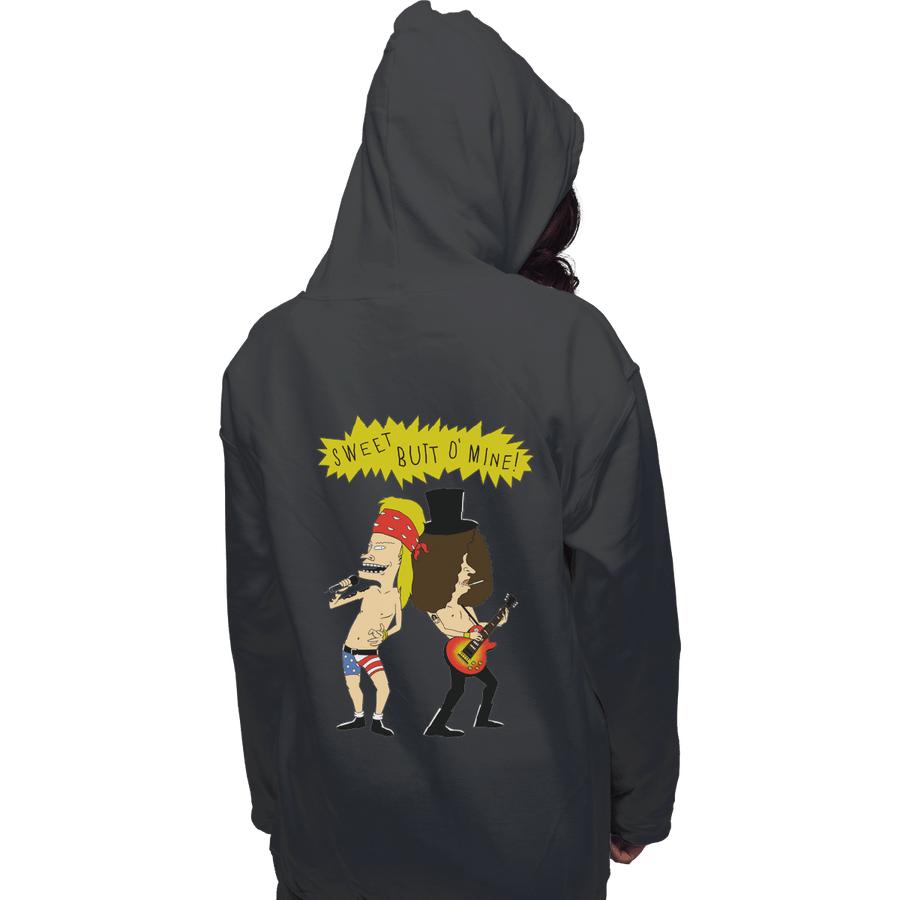 Shirts Zippered Hoodies, Unisex / Small / Dark Heather Sweet Butt O Mine