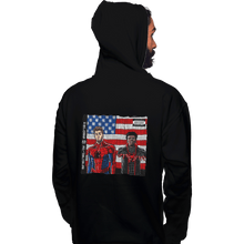Load image into Gallery viewer, Shirts Pullover Hoodies, Unisex / Small / Black Spider-Verse
